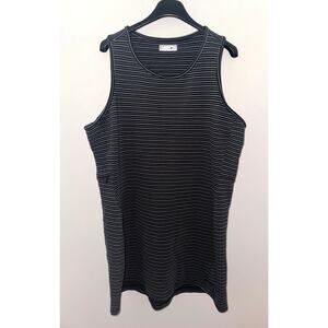 New With Tags Hi Tec Two‎ Tone Sleeveless Ottoman Dress Womens XL Zipper Pocket